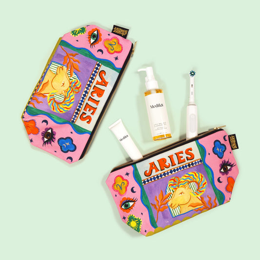 Aries Zodiac Zip Bag