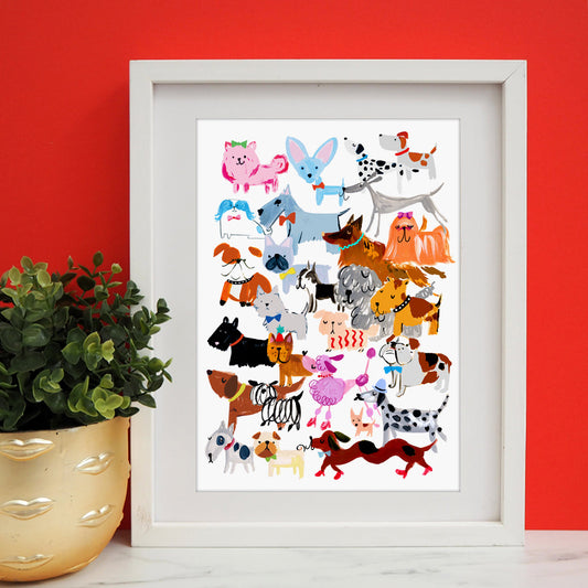 Dog Breeds Print