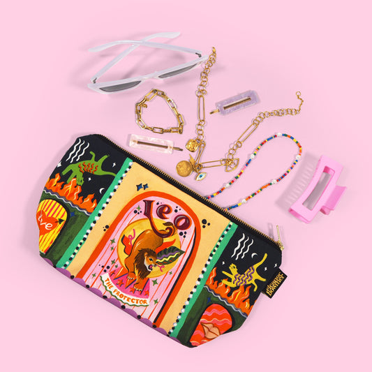 Leo Zodiac Zip Bag