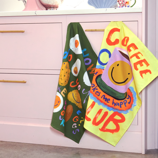 Coffee Club Tea Towel