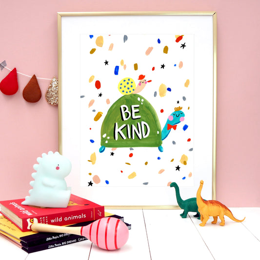 Be Kind Tortoise Print