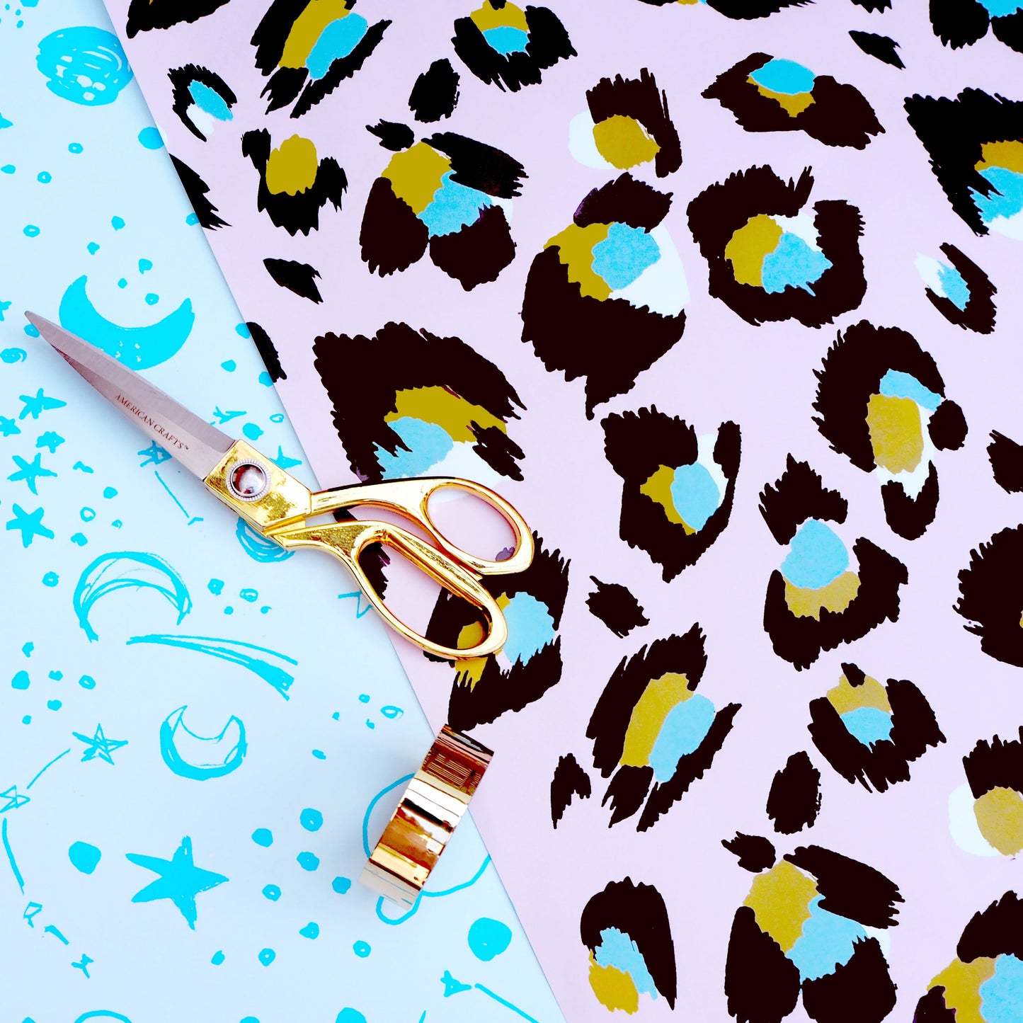 Pink Leopard Print Gift Wrap