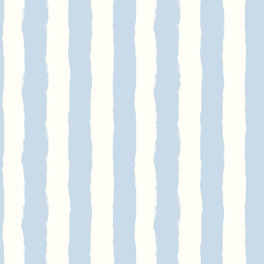 Blue Painted Stripe Wallpaper