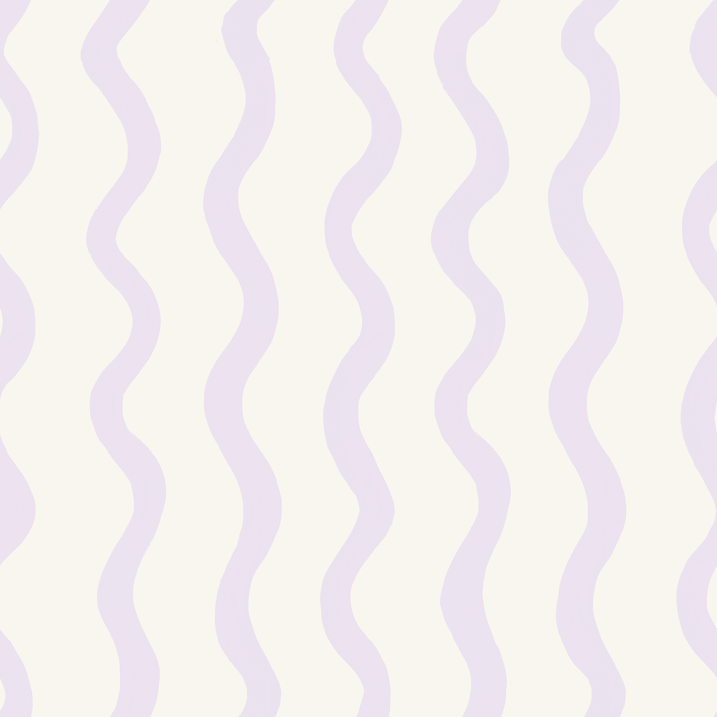 Lilac Painted Wave Wallpaper