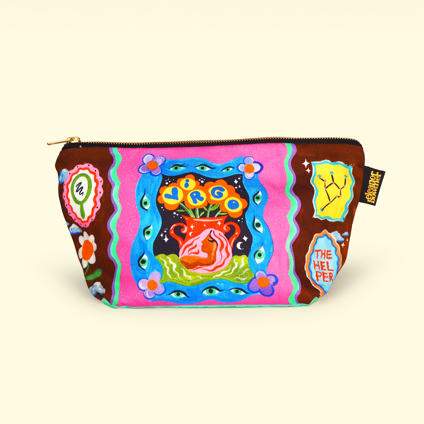 Virgo Zodiac Zip Bag