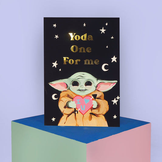 Yoda One For Me Card