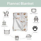 Adventure Baby Blankets for Boy Girl Travel Planes Compass Luggage Globe Explore Soft Flannel Swaddle Receiving Blankets for Infant Toddler Crib Newborn Holiday Vacation Nursery Bed Blanket 30x40
