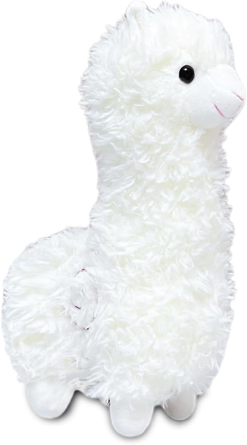 11" White Alpaca Stuffed Animals for Girls and Boys, Cute Llama Animal Plush Toys for Kids, Soft Stuffed Alpaca Plush Toy, Kawaii Valentines Day Plushies, Party Favors, Easter Basket Stuffers