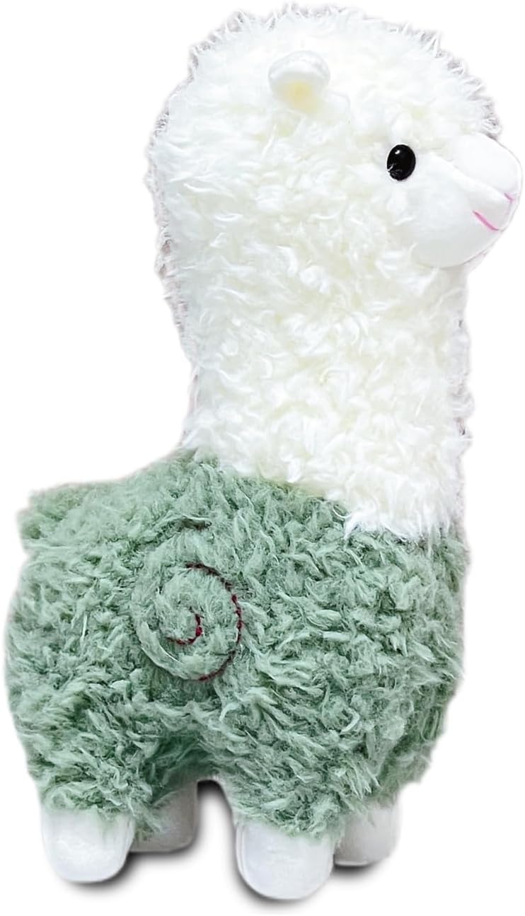 11" White Alpaca Stuffed Animals for Girls and Boys, Cute Llama Animal Plush Toys for Kids, Soft Stuffed Alpaca Plush Toy, Kawaii Valentines Day Plushies, Party Favors, Easter Basket Stuffers
