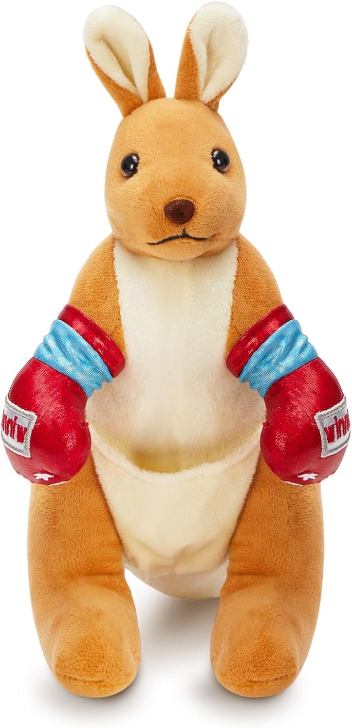 FunBase Boxing Kangaroo Plush Toy Stuffed Animal Kangaroo Plush Toys Playful Ease - Timeless Companions Birthday Gift,Boxing Kangaroo Stuffed Animal Ideal Present for Kids,Boys and Girls,11"