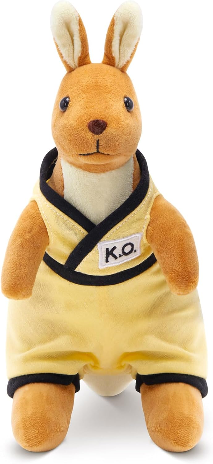 FunBase Boxing Kangaroo Plush Toy Stuffed Animal Kangaroo Plush Toys Playful Ease - Timeless Companions Birthday Gift,Boxing Kangaroo Stuffed Animal Ideal Present for Kids,Boys and Girls,11"