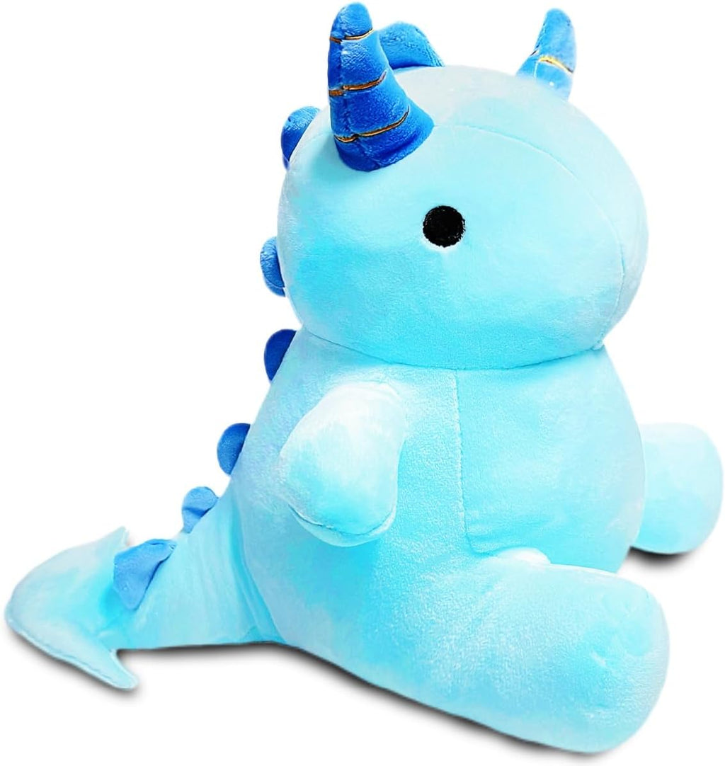 NuomiYue 10 Inch Blue Dinosaur Stuffed Animal Plush Toys, Cute Dinosaur Stuffed Animals for Boys and Girls, Kawaii Dino Plushies, Dino Plush Toys for Classroom Prizes, Birthday Gifts, Party Favors