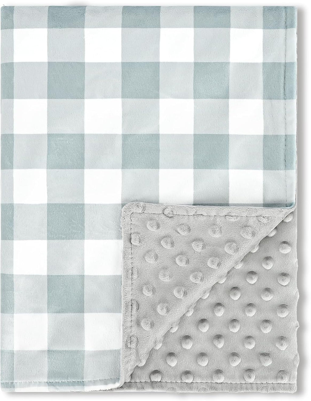 Baby Blankets for Girls, Toddler Newborn Blanket Double Layer with Dotted Backing Crib Receiving Blanket for Toddler Nursery Bed Blanket, Pink Bow, 30x40 Inches