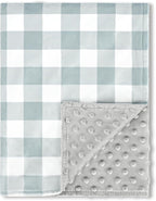 Baby Blankets for Girls, Toddler Newborn Blanket Double Layer with Dotted Backing Crib Receiving Blanket for Toddler Nursery Bed Blanket, Pink Bow, 30x40 Inches