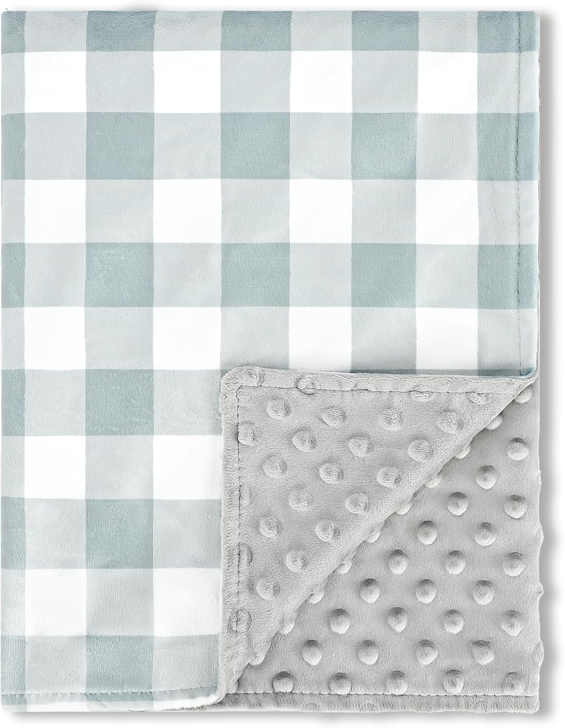 Baby Blankets for Girls, Toddler Newborn Blanket Double Layer with Dotted Backing Crib Receiving Blanket for Toddler Nursery Bed Blanket, Pink Bow, 30x40 Inches