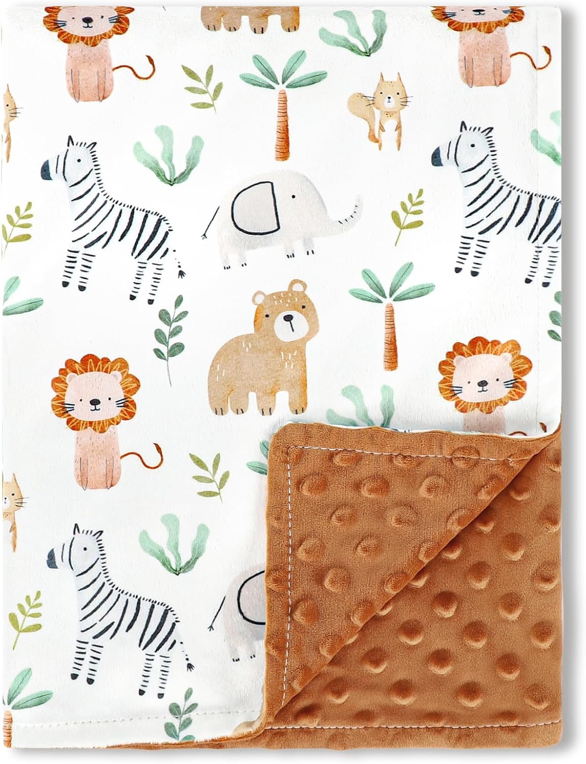 Baby Blankets for Girls, Toddler Newborn Blanket Double Layer with Dotted Backing Crib Receiving Blanket for Toddler Nursery Bed Blanket, Pink Bow, 30x40 Inches