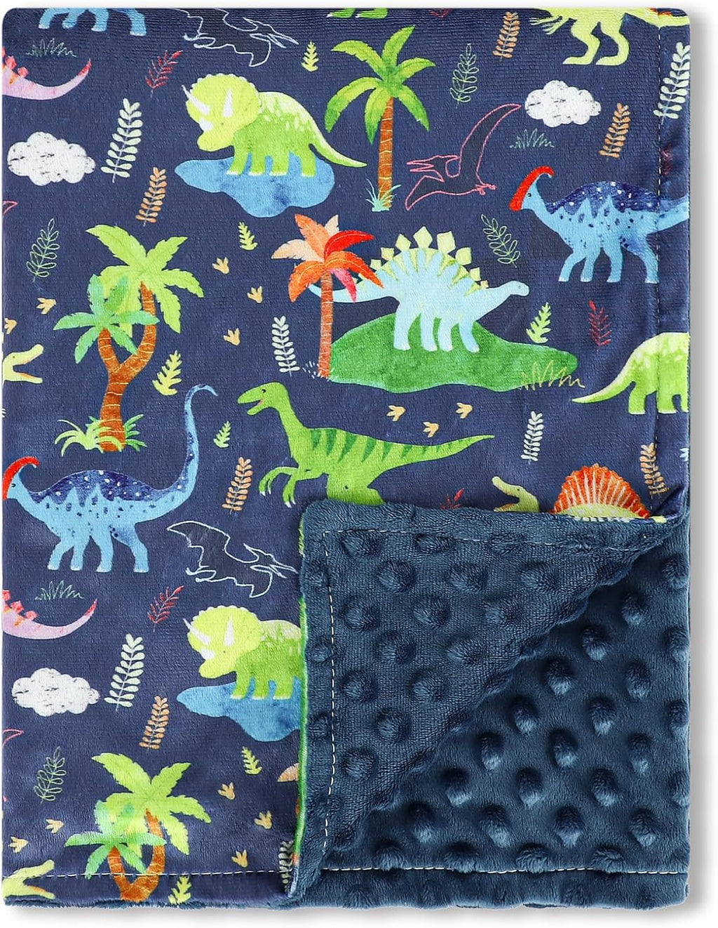 Baby Blankets for Girls, Toddler Newborn Blanket Double Layer with Dotted Backing Crib Receiving Blanket for Toddler Nursery Bed Blanket, Pink Bow, 30x40 Inches