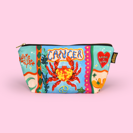 Cancer Zodiac Zip Bag
