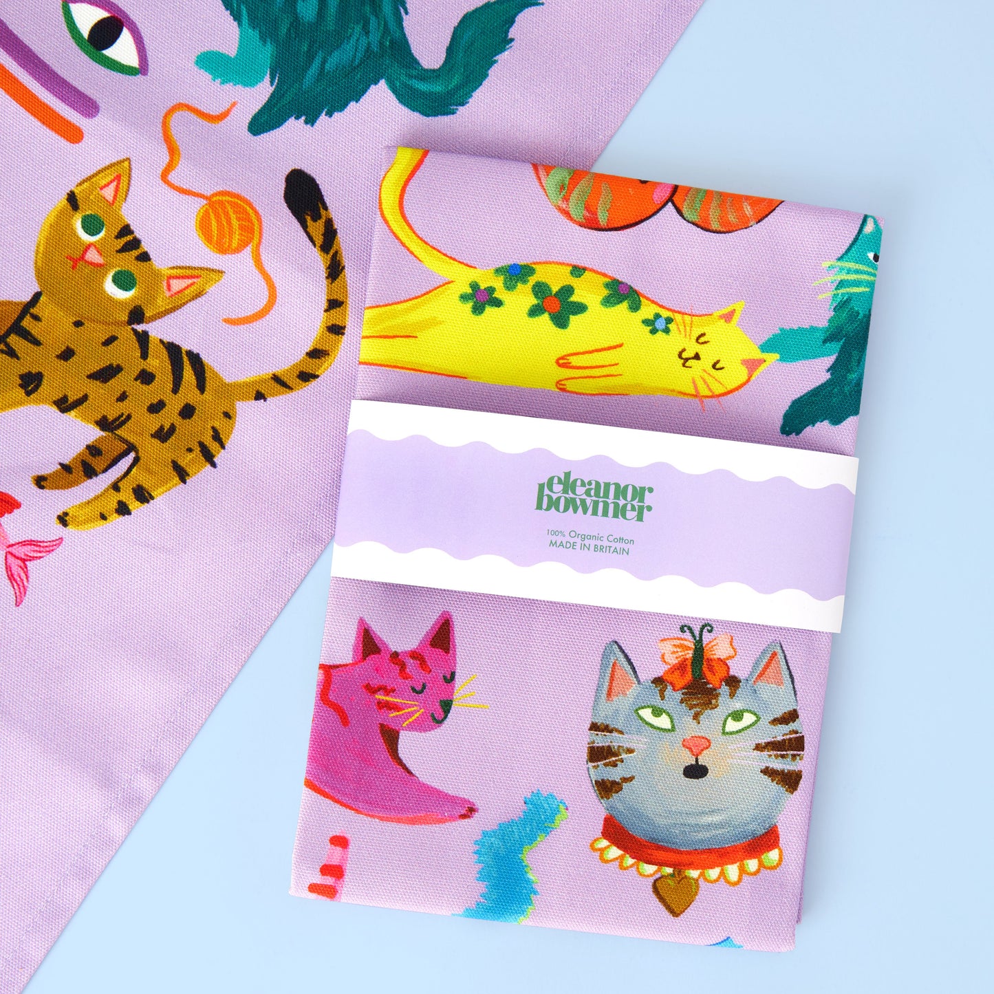 Cat Club Tea Towel