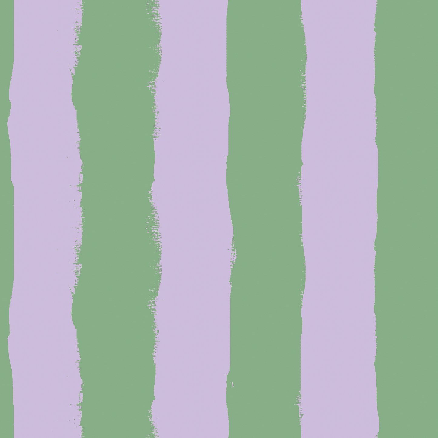 Lilac & Green Painted Stripe Wallpaper