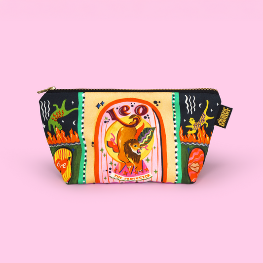 Leo Zodiac Zip Bag