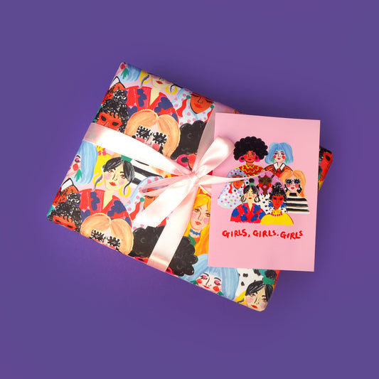 Girls, Girls, Girls Card