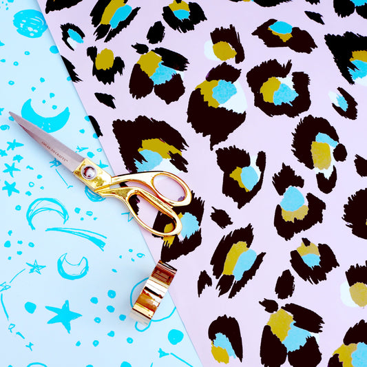 Pink Leopard Print Gift Wrap