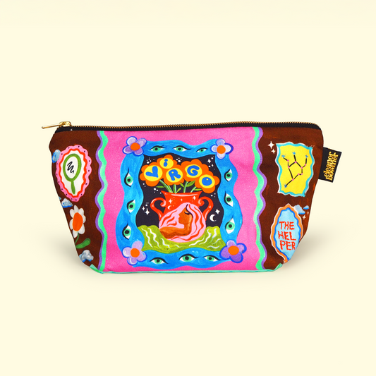 Virgo Zodiac Zip Bag