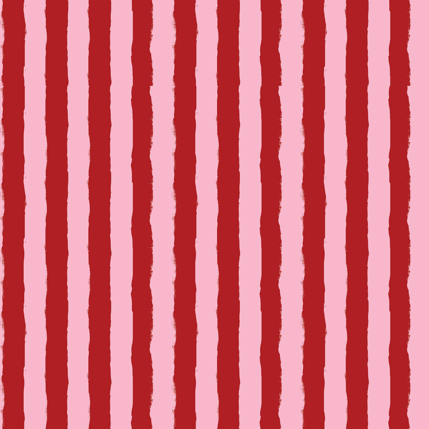 Red & Pink Painted Stripe Wallpaper